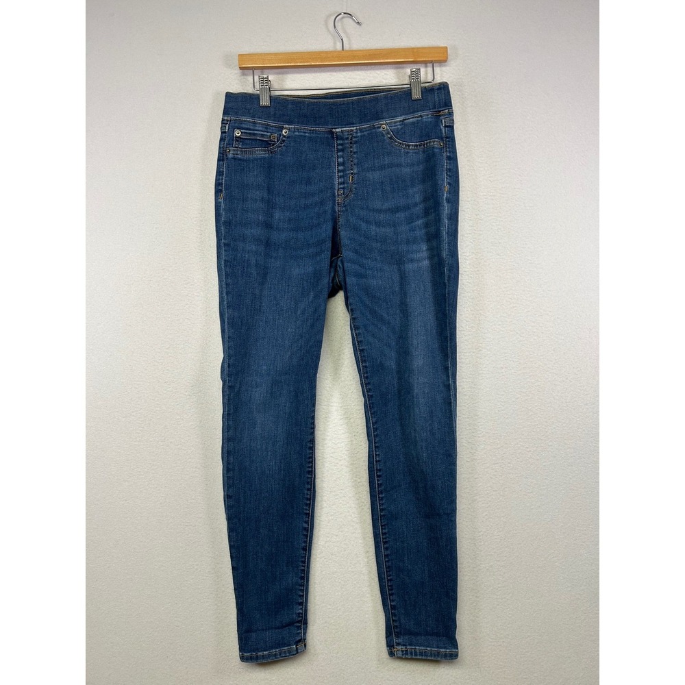 Casual Amazon Essential Women 10 Blue Pull On Jegging Skinny Stretch Denim Jeans